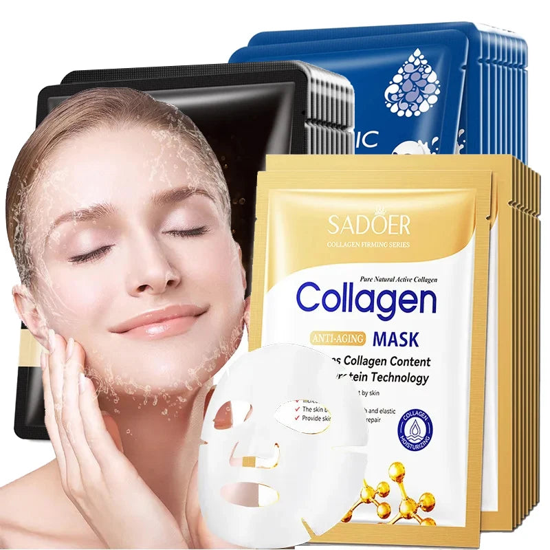 Snail Collagen Face Masks – Moisturizing, Brightening & Firming Korean Skincare