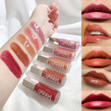 "FB Gloss Bomb Cream & Heat Color Drip Lip Gloss – Glittery, Moisturizing, and Long-Lasting Lip Plumper (9ml)