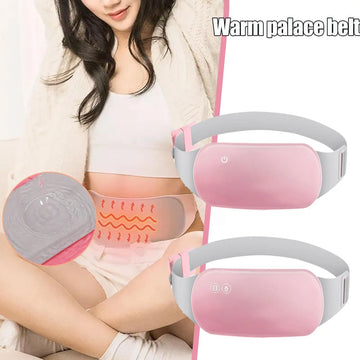 Menstrual Heating Pad | Warm Hot Waist Belt for Pain Relief, Hot Compress Massager for Belly & Back