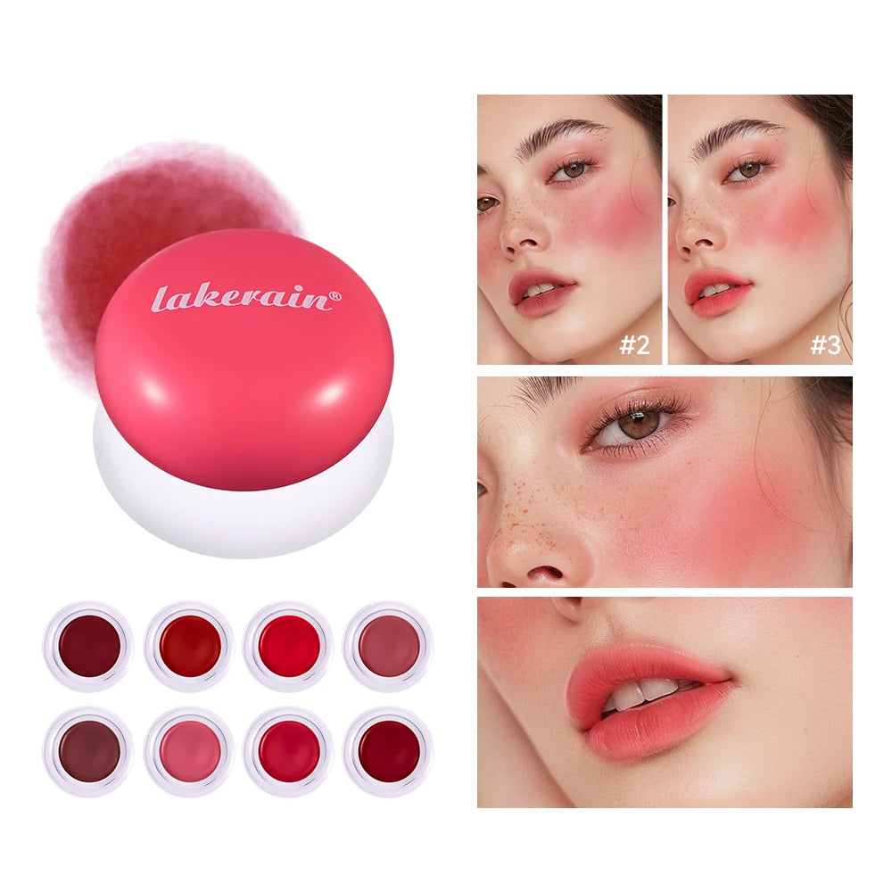 Blushed Moment Lip & Cheek Blurry Pudding Pot  | Lightweight Blush with Soft Matte