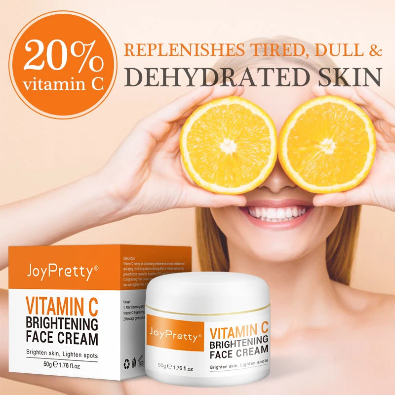 Vitamin C Facial Cream | Dark Spot Removal & Whitening, Pigment Lightening