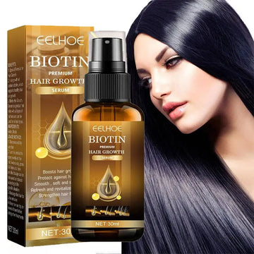 Eelhoe Biotin Hair Spray – 30ml Scalp Repair Serum for Thicker, Healthier Hair